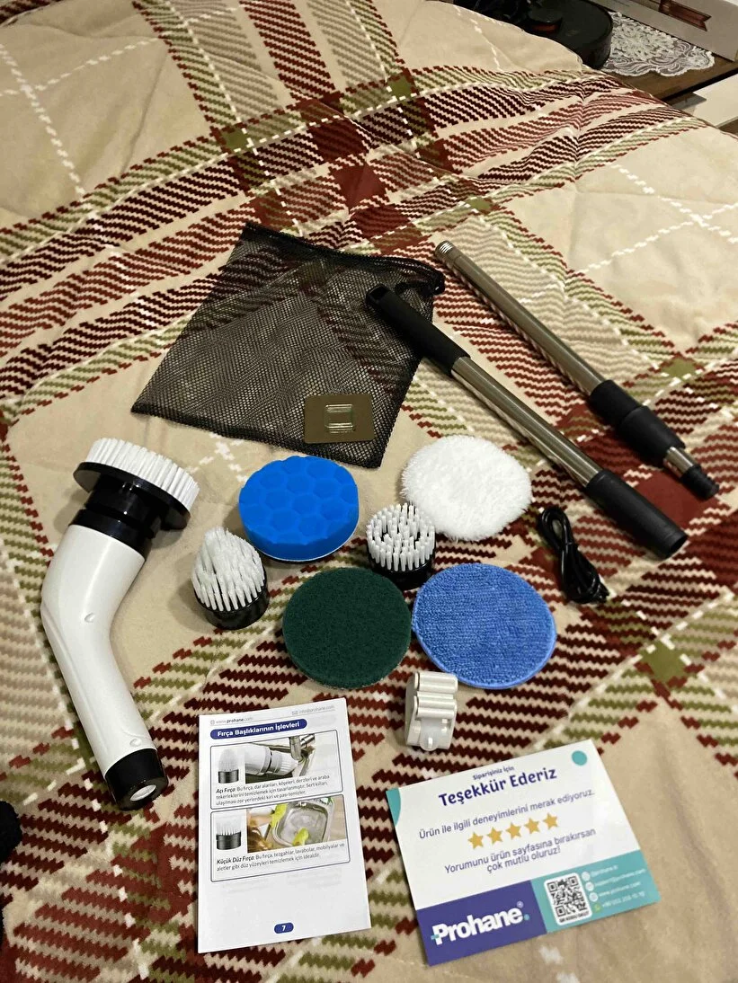 9in1 Şarjlı Temizlik Fırçası müşteri yorumu 7 görseli 2